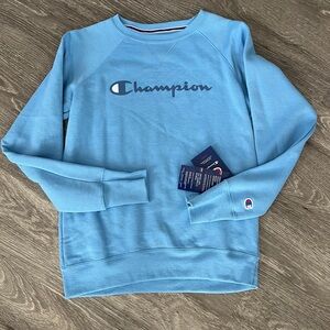 Champion Sweatshirt light Blue Carolina NEW Small authentic Athletic wear
